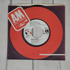 2/$25 Janet Jackson 1986  What Have You Done For Me Lately 45 Vinyl Record